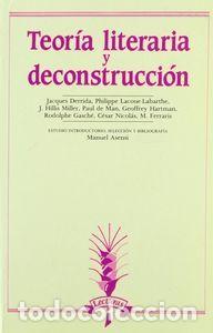 Libros: TEORIA LITERARIA Y DECONSTRUCCION - ASENSI, MANUEL