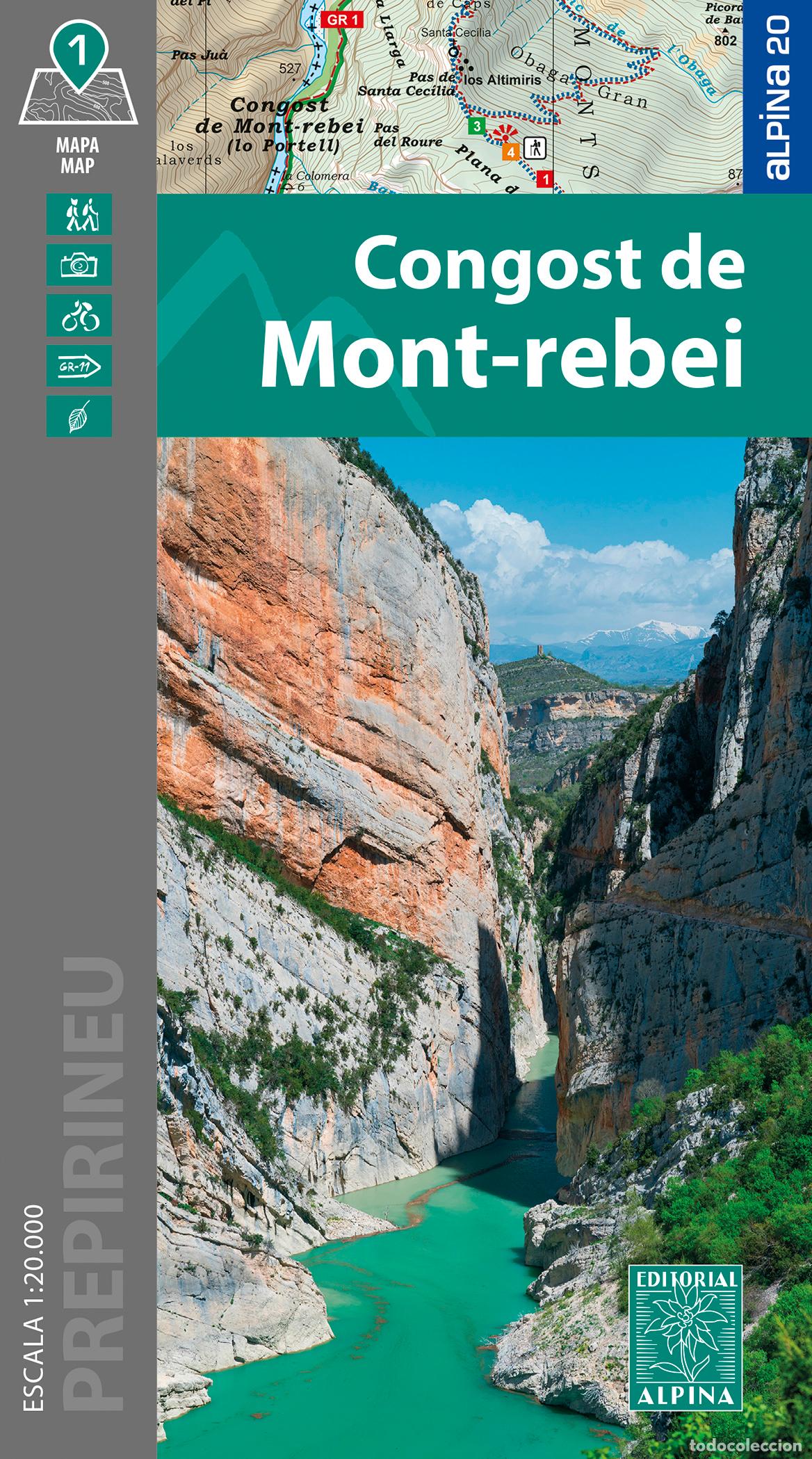 Libri: CONGOST DE MONT-REBEI - Mapas y atlas de viaje