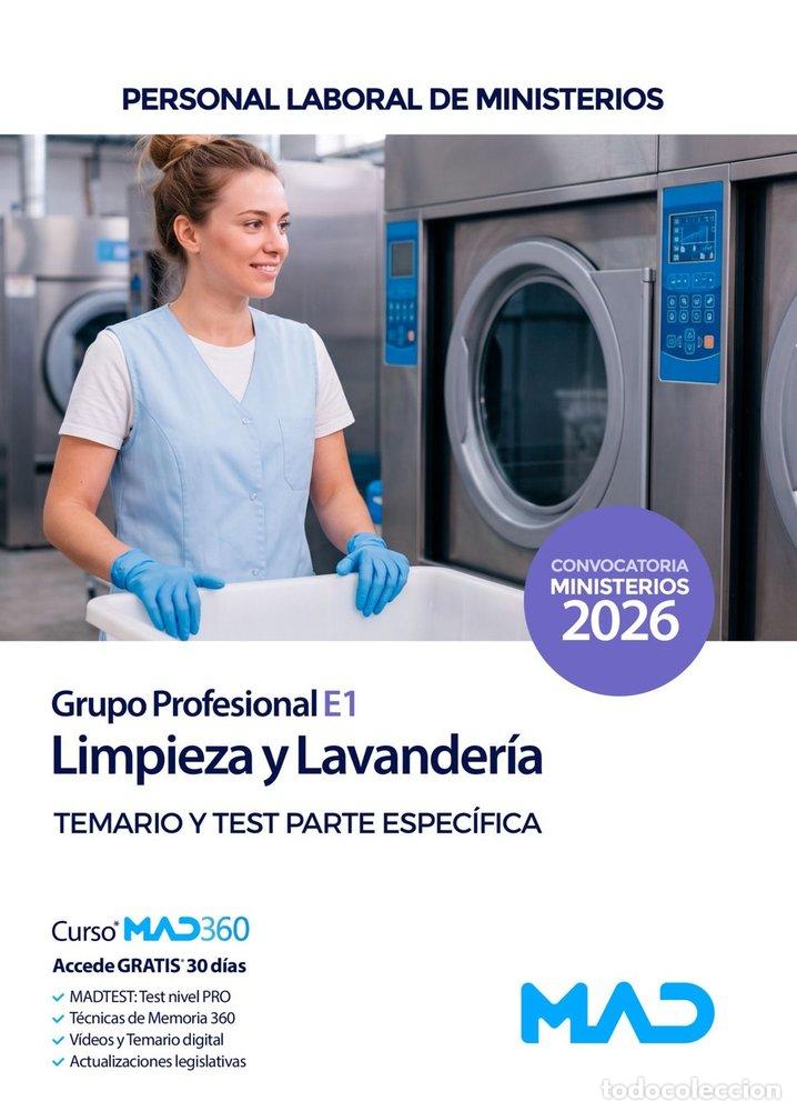 Libros: LIMPIEZA Y LAVANDERIA GRUPO PROFESIONAL E1 TEMARIO Y TEST PA - AA.VV