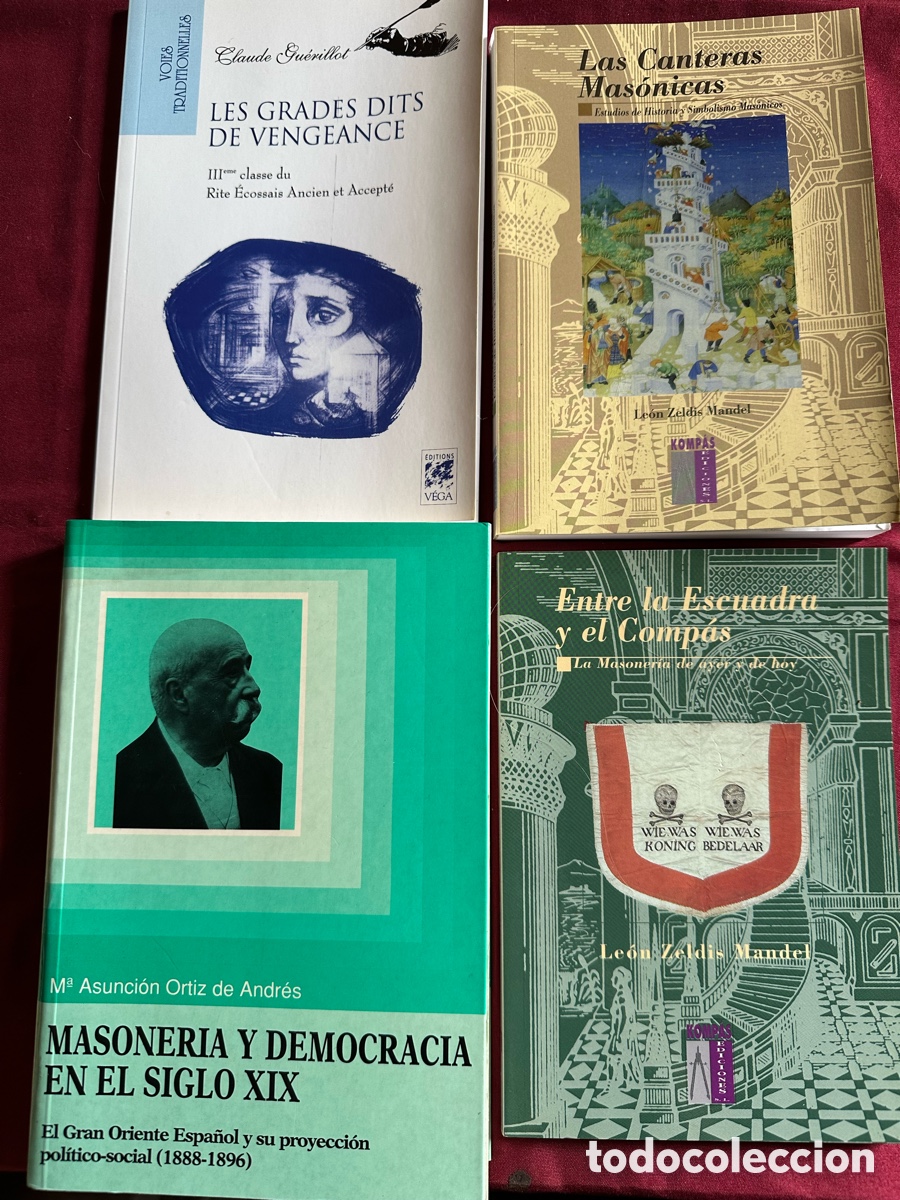 Libros: Lote 4 libros masoner&iacute;a