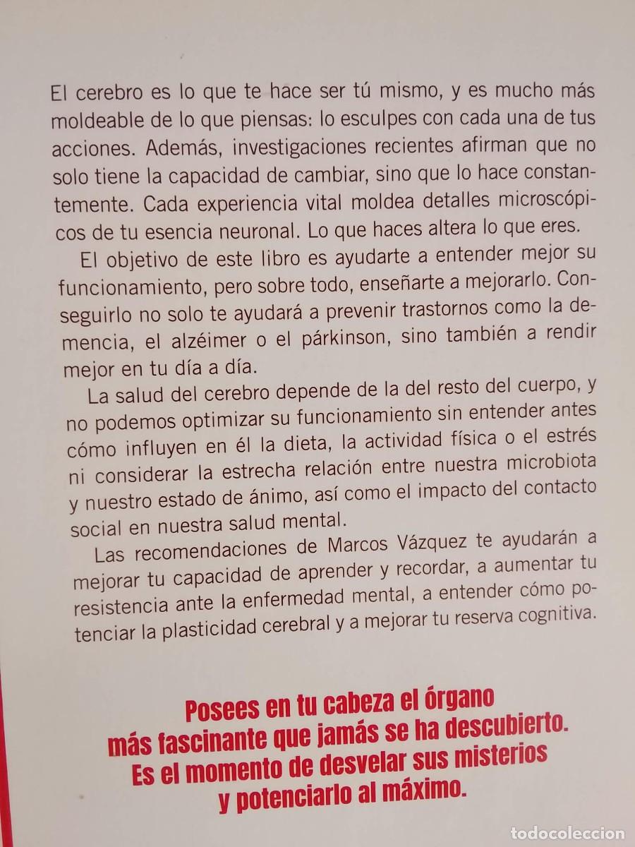 Libros: SALUDABLE MENTE -MARCOS VAZQUEZ - Foto 2