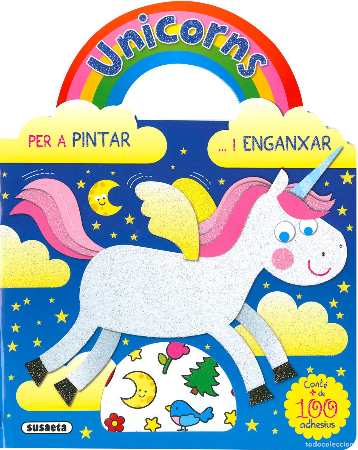 Livros: UNICORNS PER A PINTAR I ENGANXAR 2 - Busquets, Jordi