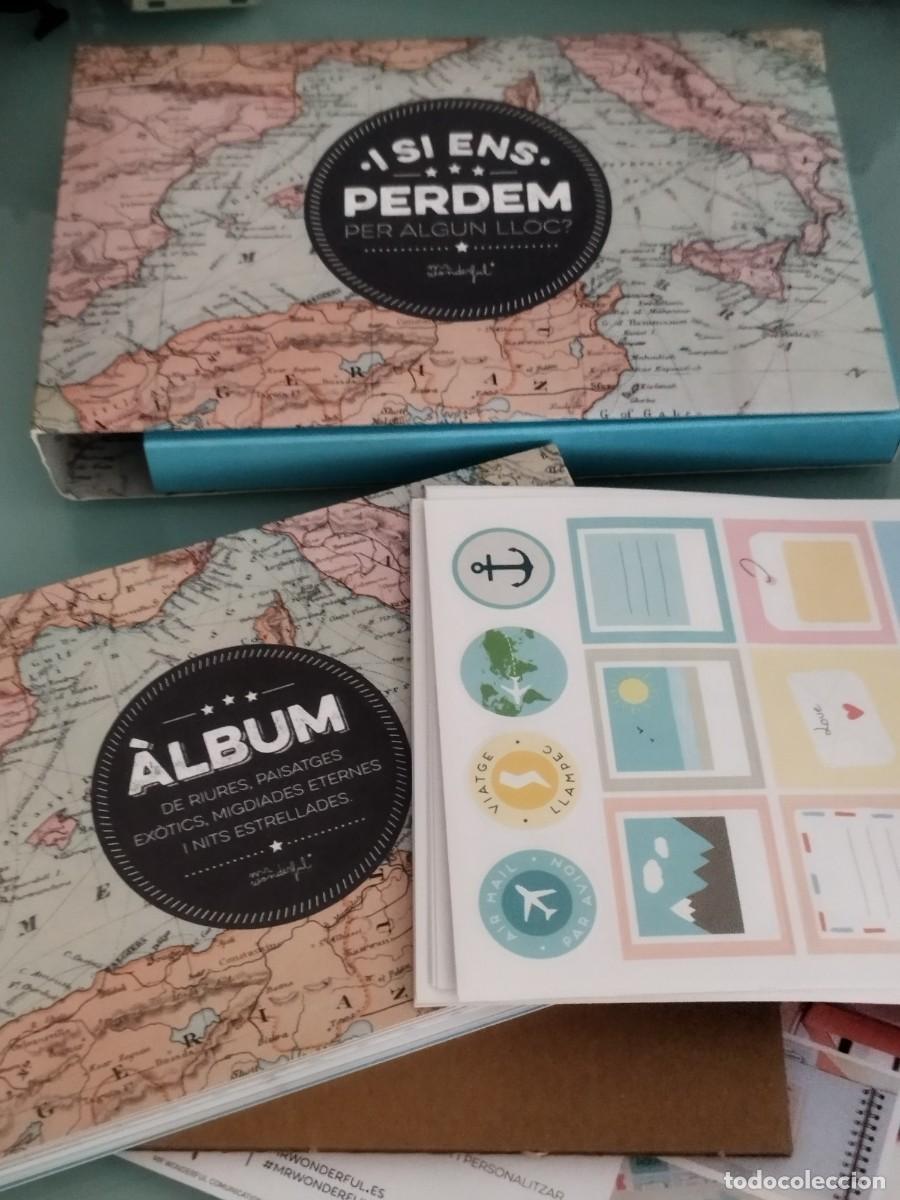 Libros: &aacute;lbum de viaje de la marca Mr. Wonderful, titulado &rdquo;&iquest;Si ens perdem per algun lloc?&rdquo;.