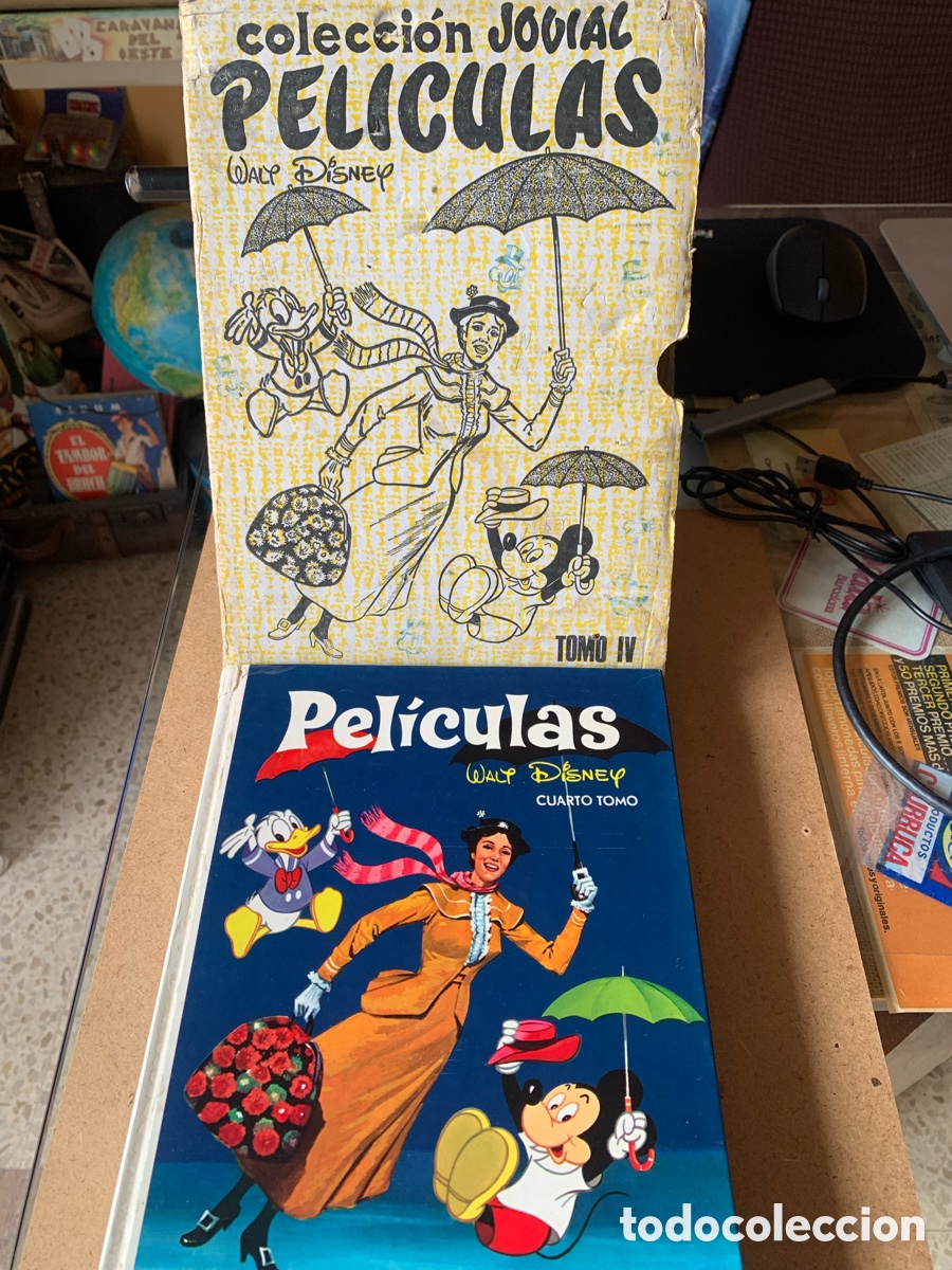 Libros: VOLUMEN PEL&Iacute;CULAS DE WALT DISNEY. CUARTO TOMO. A&Ntilde;O 1979.