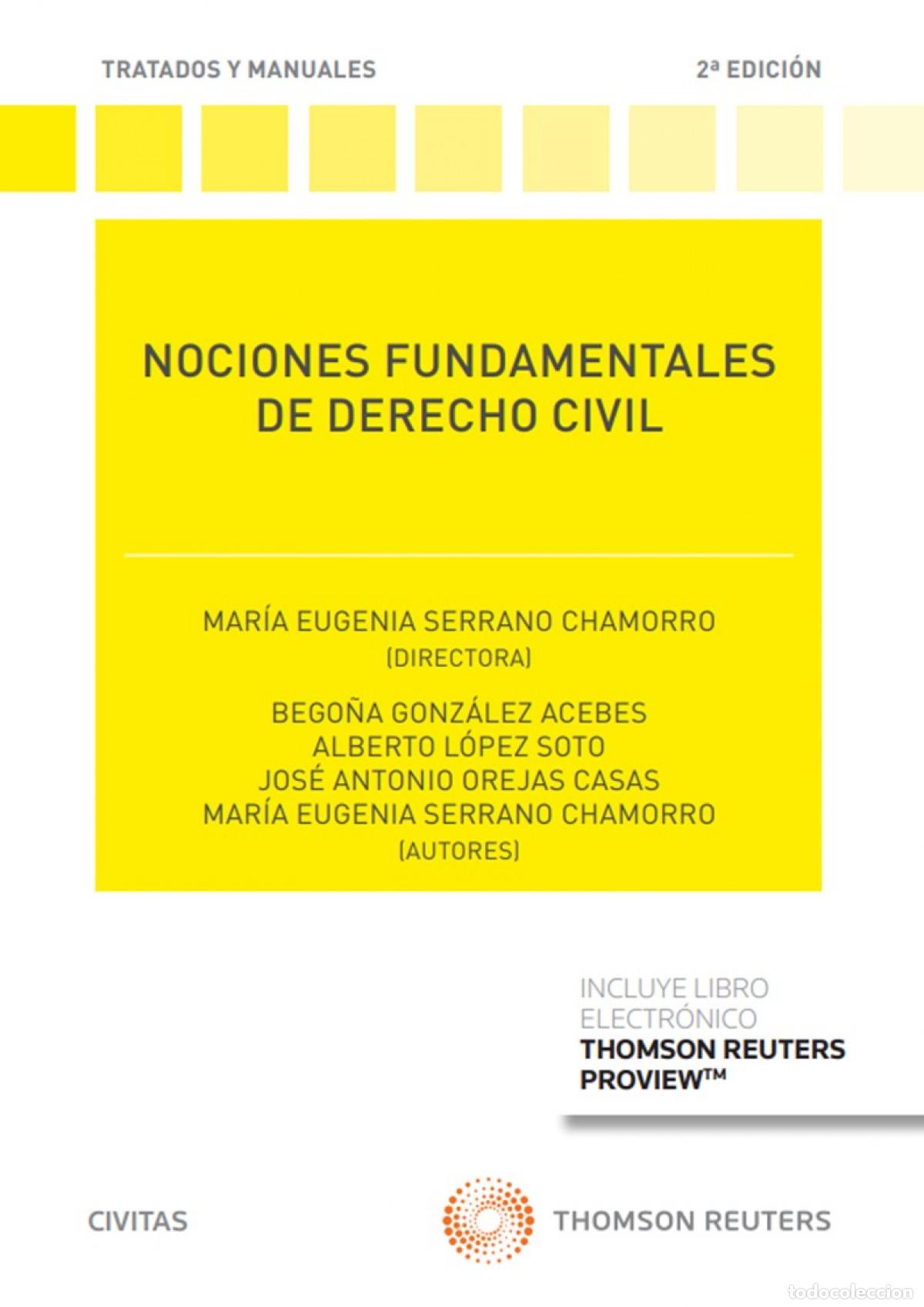 books: NOCIONES FUNDAMENTALES DE DERECHO CIVIL (PAPEL + E-BOOK) - Gonz&aacute;lez Acebes, Bego&ntilde;a