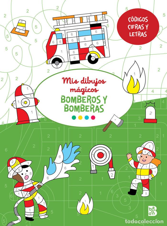books: MIS DIBUJOS MAGICOS BOMBEROS Y BOMBERAS - BALLON