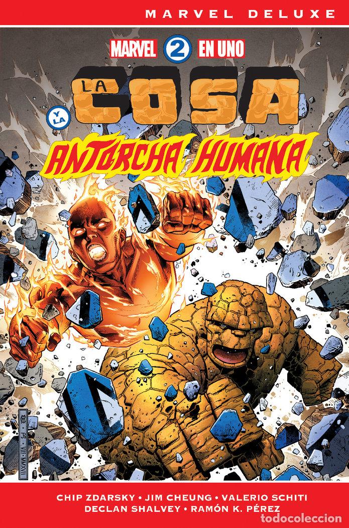 Libros: MARVEL 2 EN UNO LA COSA Y LA ANTORCHA HUMANA - CHIP ZDARSKY