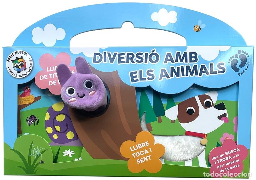 books: DIVERSI&Oacute; AMB ELS ANIMALS (CAIXA: 1 LLIBRE TITELLES+1 LLIBRE TOCA I SENT) - Catalan