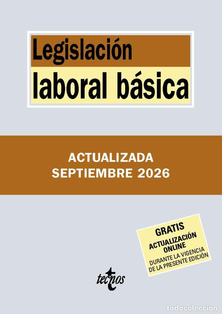 books: LEGISLACION LABORAL BASICA - EDITORIAL TECNOS