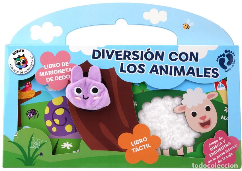 books: DIVERSI&Oacute;N CON LOS ANIMALES (CAJA:1 LIBRO T&Iacute;TERE+1 LIBRO T&Aacute;CTIL) - Espanol/Castellano