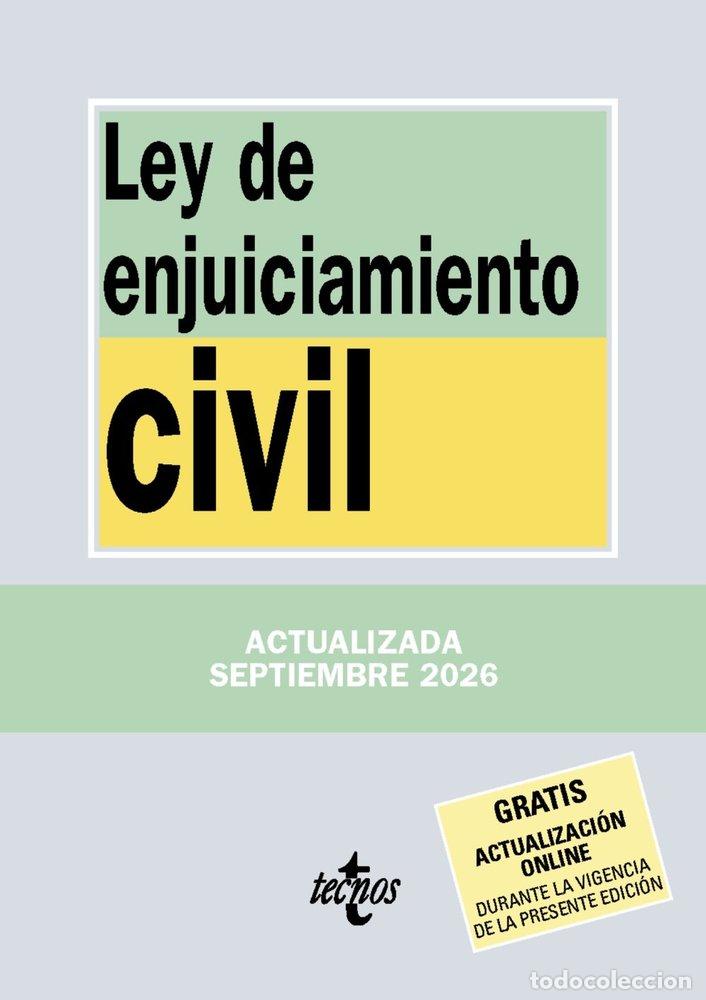 books: LEY DE ENJUICIAMIENTO CIVIL - EDITORIAL TECNOS