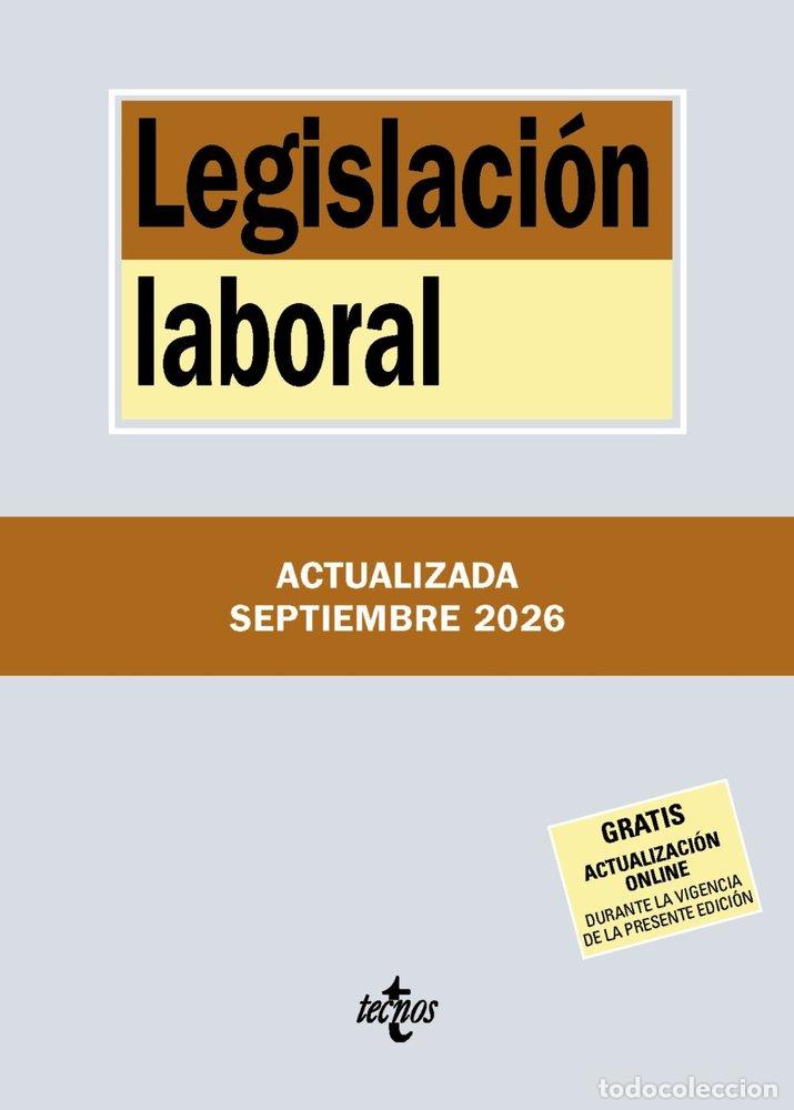 Livros: Legislacion laboral - Editorial Tecnos