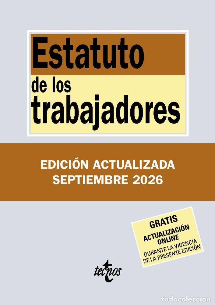 Libri: Estatuto de los trabajadores - Editorial Tecnos