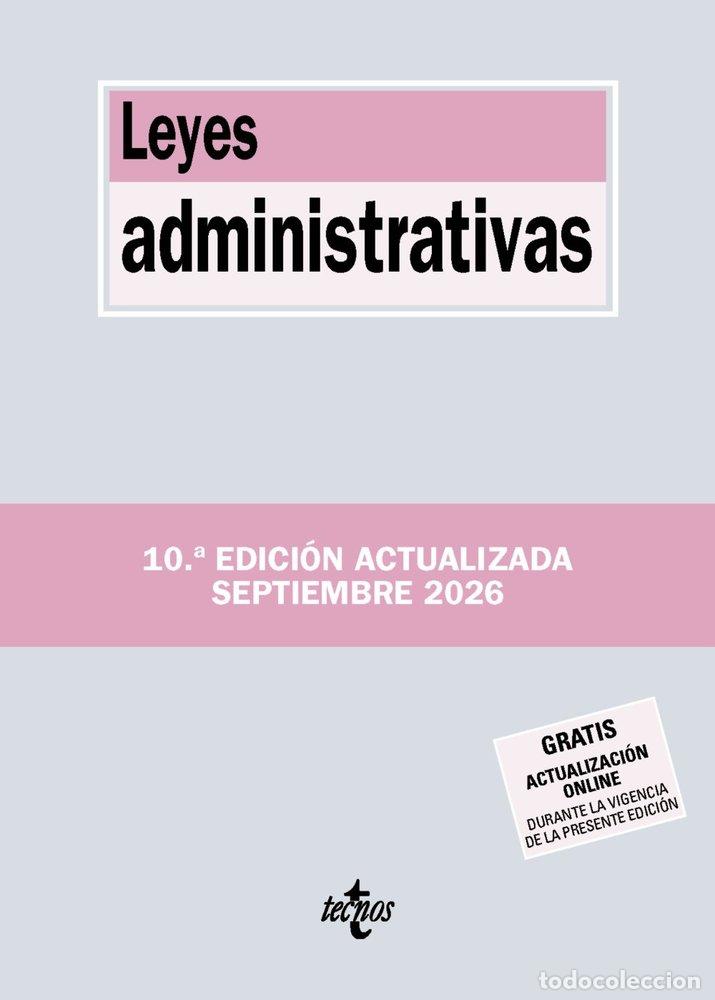 Libri: LEYES ADMINISTRATIVAS - EDITORIAL TECNOS