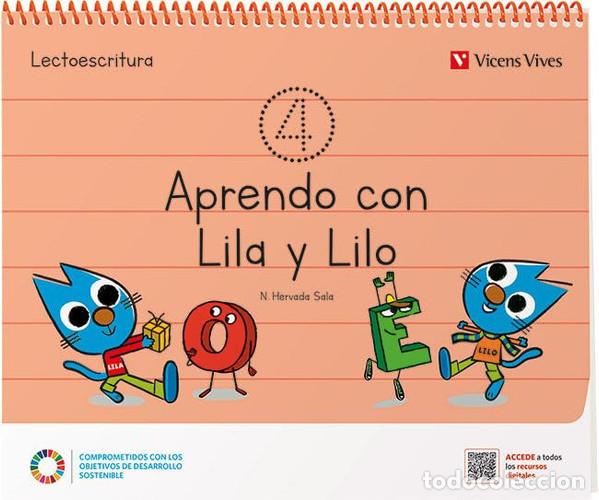 Livres: Aprendo con Lilo y Lila Cuadernos de lectoescritura - Nuria Hervada