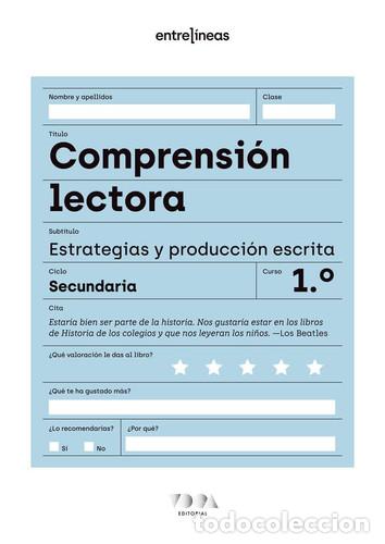 Libri: Entrel&iacute;neas 1. Comprensi&oacute;n lectora, estrategias y producci&oacute;n escrita - Unknown