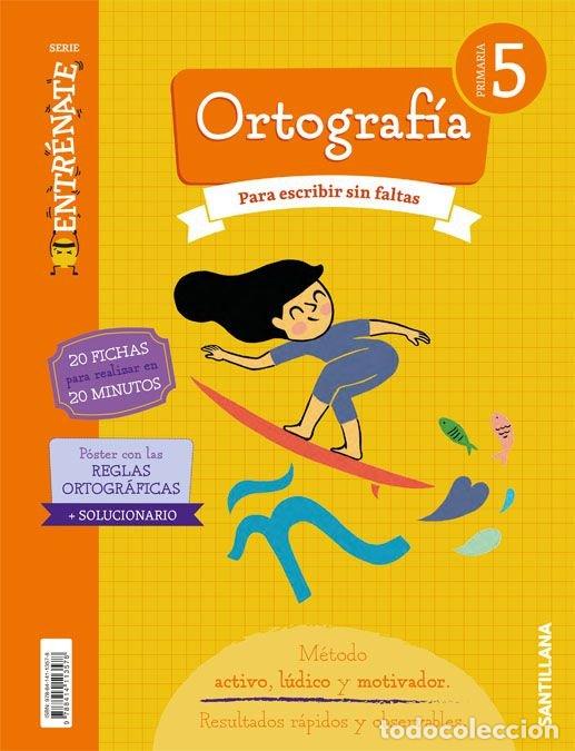 Libros: CUADERNO ORTOGRAFIA 5&ordm;EP ENTRENATE 18 - VARIOS AUTORES