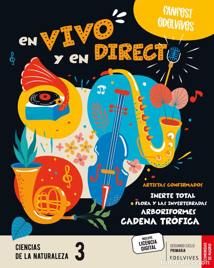 Libros: CIENCIAS NATURALEZA 3&ordm;EP MADRID 23 FANFEST - AREA DE PROYECTOS EDUCATIVOS DE PRIMARIA