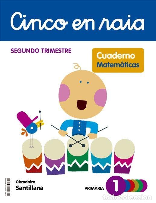 Livres: CUAD.2 1&ordm;EP MATEMATICAS GALICIA 22 CINCO EN RAIA - AA.VV