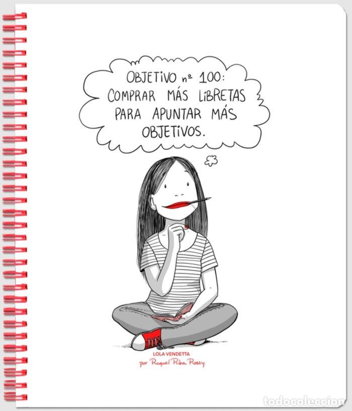 Libros: LIBRETA A5 TAPA DURA LOLA VENDETTA RED INDESTRUCTIBLE - LOLA VENDETTA