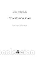 Libros: No estamos solos - Pablo Anto&ntilde;ana