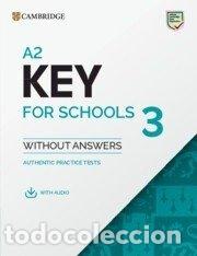 books: A2 KEY FOR SCHOOLS 3 STUDENT`S BOOK WITHOUT ANSWERS WITH DI - VV.AA