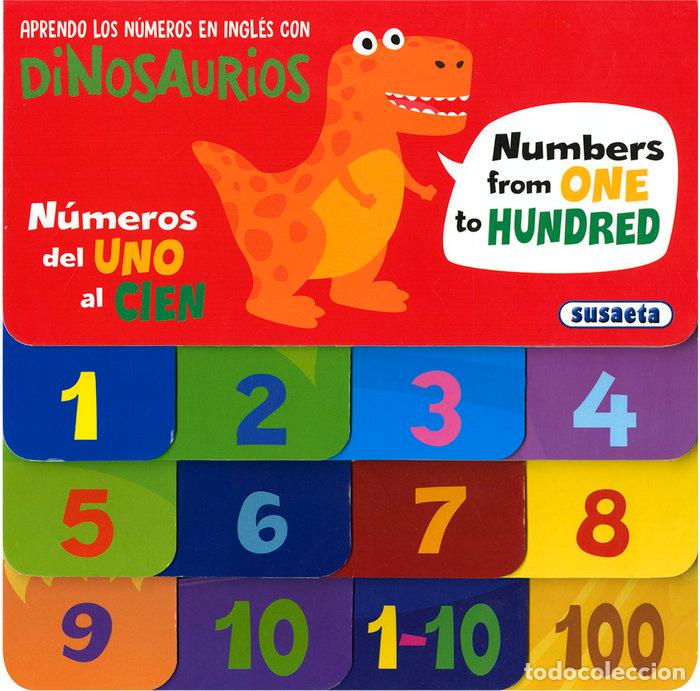 Livros: APRENDO LOS NUMEROS EN INGLES CON DINOSAURIOS - EDICIONES, SUSAETA