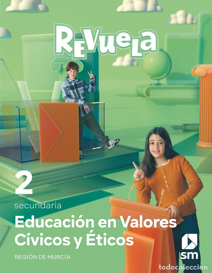 Livros: VALORES CIVICOS Y ETICOS 2&ordm;ESO MURCIA REVUELA 23 - AA.VV