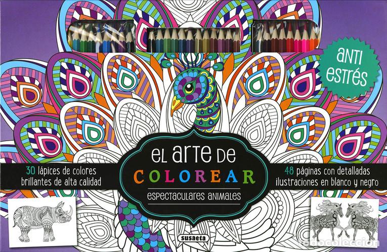 Livros: El arte de colorear - Ediciones, Susaeta