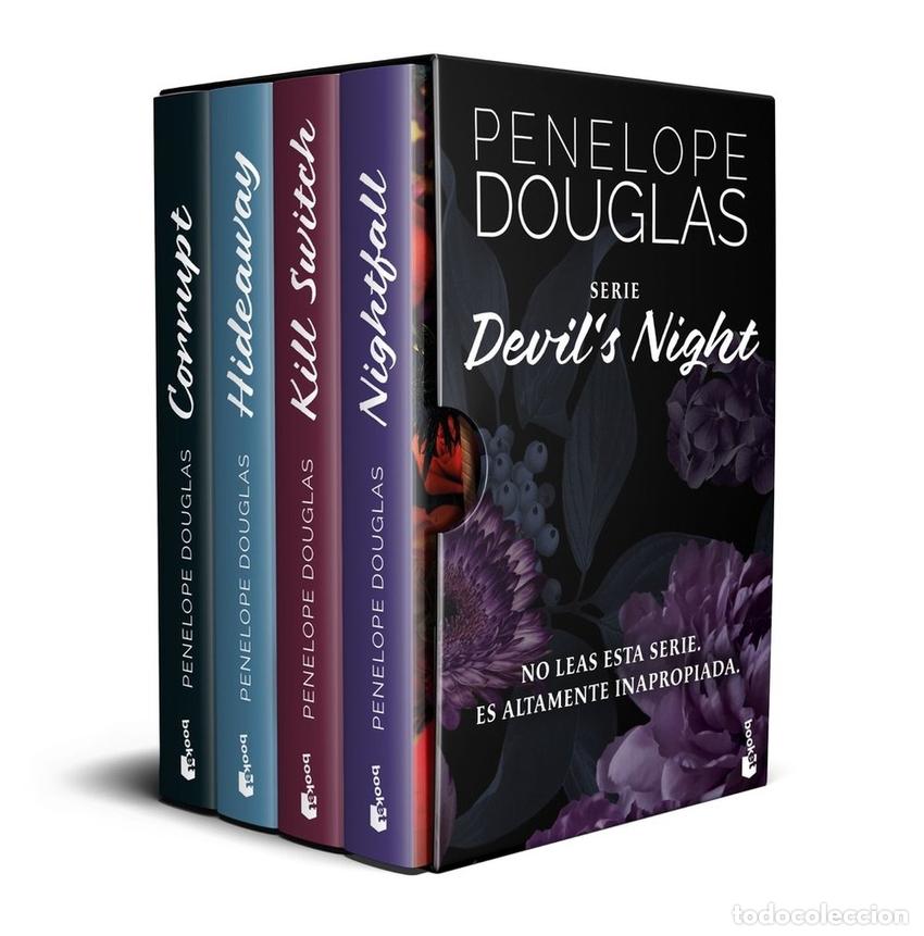 books: ESTUCHE DEVIL'S NIGHT (CORRUPT, HIDEAWAY, KILL SWITCH Y NIGHTFALL) - DOUGLAS, PENELOPE