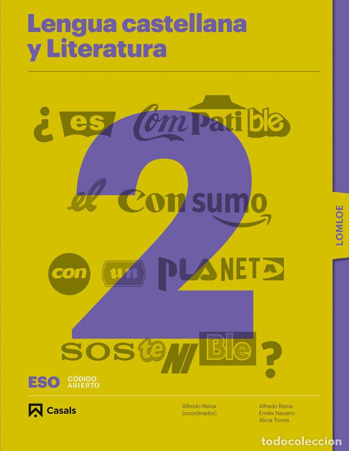 Libros: LENGUA LITERATURA 2&ordm;ESO 23 LOMLOE CODIGO ABIERTO - AA.VV