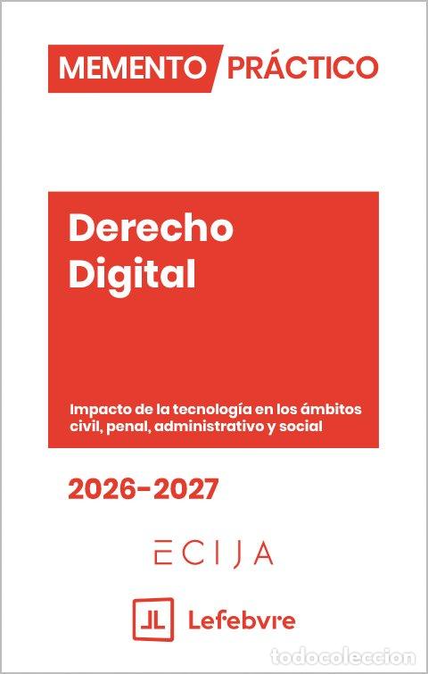 Libros: MEMENTO PRACTICO DERECHO DIGITAL 2026 2027 - AA.VV.