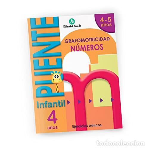Libros: Puente, 4 a&ntilde;os, Infantil grafomotricidad : n&uacute;meros : ejercicios b&aacute;sicos - Rosa M. Nadal