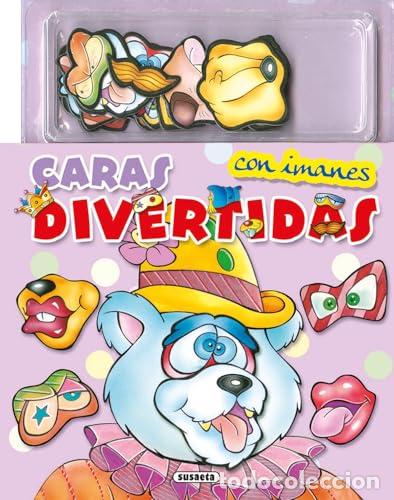 Libros: Caras divertidas con imanes - Susaeta, Equipo