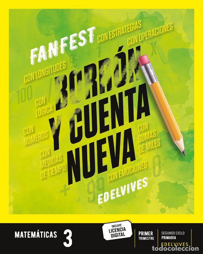 books: MATEMATICAS 3&ordm;EP C.LEON/GAL 23 FANFEST - AA.VV