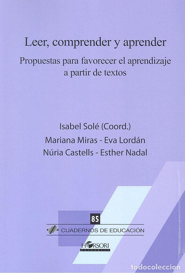 Livros: LEER COMPRENDER Y APRENDER - SOL&Eacute; (COORD.), ISABEL