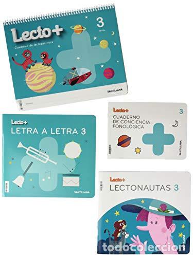 Libros: Lecto+, 3 nivel cuaderno de lectoescritura - Sara Barrio Andr&eacute;s