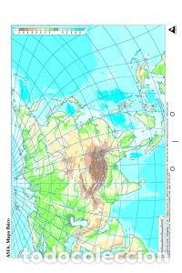 Libri: MAPA ASIA FISICO MUDO P/50 UNIDADES - P