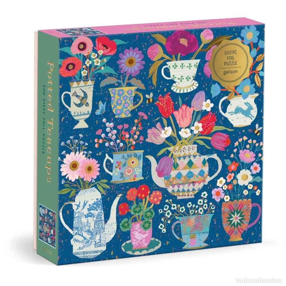 Livres: VICTORIA BALL POTTED TEACUPS 500PC FOIL - BENTLEY ANNE