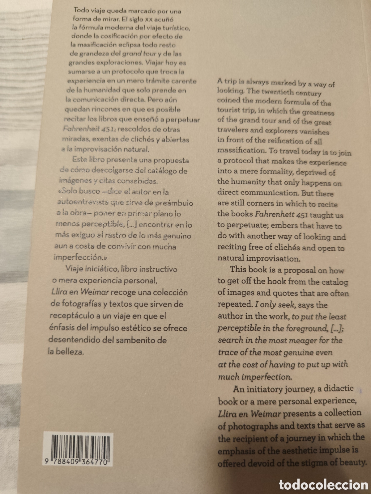 Libros: Llira en Weimar. Teodoro Mill&aacute;n - Foto 2