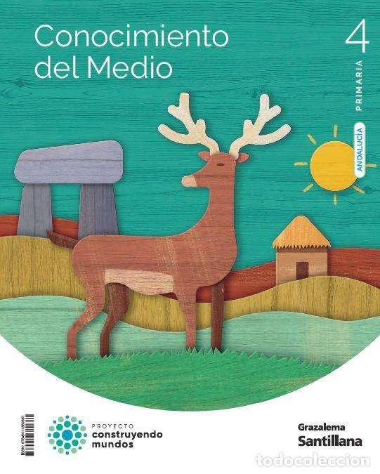 Libros: CONOCIMIENTO MEDIO 4&ordm;EP ANDALUCIA 23 CONSTRUYENDO MUNDOS - AA.VV