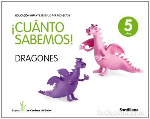 Libros: CUANTO SABERMOS DRAGONES EDUC INFANTIL 5 A&Ntilde;OS TRABAJO POR PROYECTOS LOS CAMINOS DEL SABER SANTILLANA