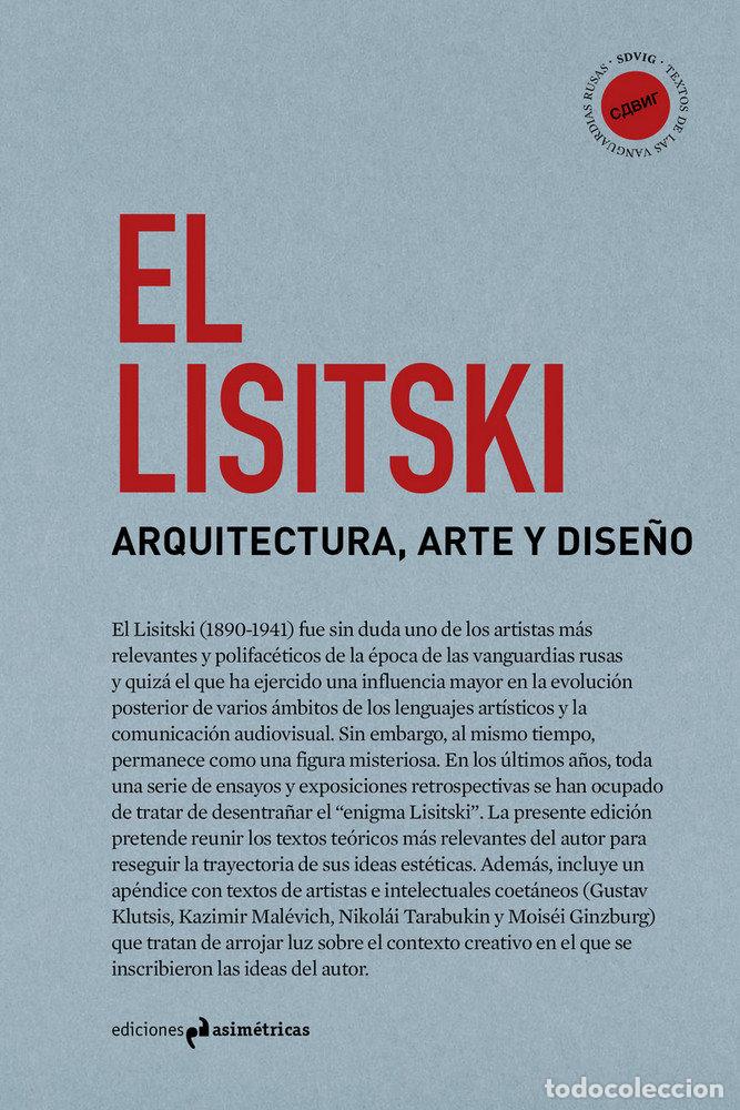 Libri: ARQUITECTURA ARTE Y DISE&Ntilde;O - EL LISITSKI