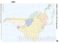 Livres: MAPA SURAMERICA POLITICO MUDO P/50 UNIDADES - P