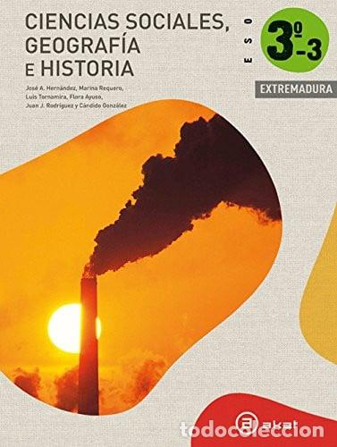 Libri: GEOGRAFIA 3&ordm;ESO EXTREMADURA 12 TRIMESTRES AKACSO33ES - VARIOS AUTORES