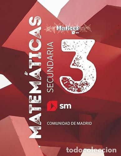 books: Matematicas. 3 secundaria. matices. comunidad de madride.s.o..3er curso - .