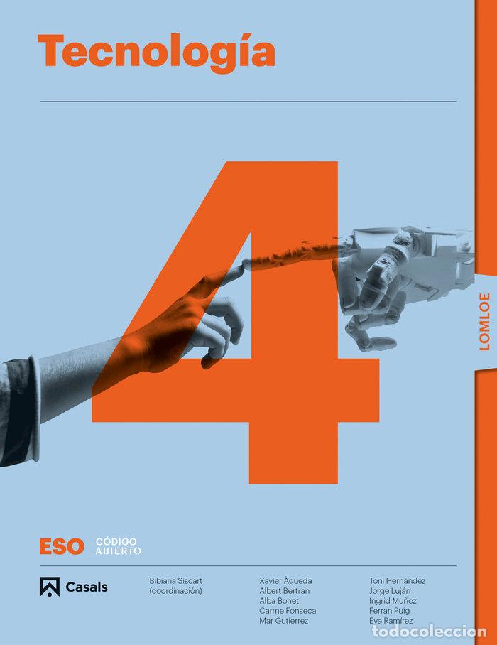 Libros: TECNOLOGIA 4&ordm;ESO 23 LOMLOE CODIGO ABIERTO - AA.VV