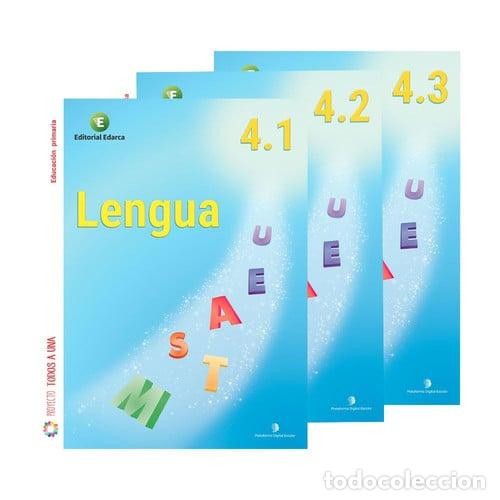 Libros: CUADERNO DE LENGUA 4&ordm;EP TRIMESTRES 17 TODOS A UNA - VV.AA
