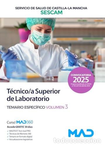Libri: TECNICO/A SUPERIOR LABORATORIO TEMARIO 3 CASTILLA-LA MANCHA - VV.AA