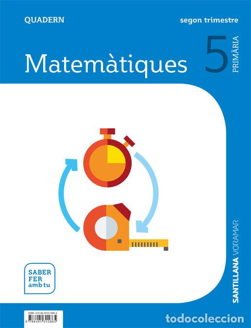 Livres: QUADERN 2 MATEMATICAS 5&ordm;EP VALENCIA 19 S.HACER CONTIGO - VARIOS AUTORES
